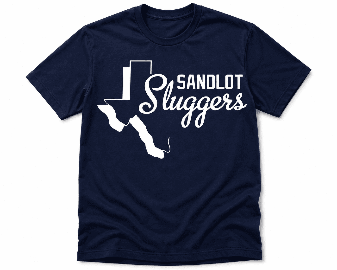 Sandlot Sluggers baseball team t-shirt